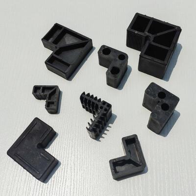 需定制铝合金方管角码门窗塑料90度直角码方管角部插件转角超连结