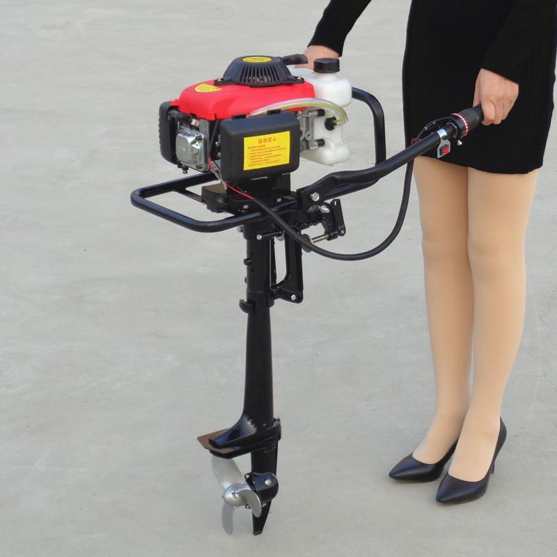 多种型号可选汽油船挂定制机冲挂浆机养殖船推进器船尾四机