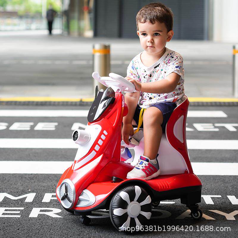 电动泡泡车充电可坐人带遥控童车小孩平衡车宝宝网红漂移车可充电