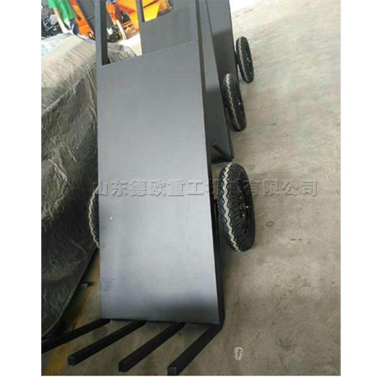 工地电动两轮拉砖车 手推出窑平板车 载重1200kg矿用运输车