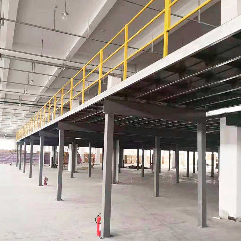 工字钢阁楼仓储货架加厚重型仓库货架展示架库房阁楼式平台置物架