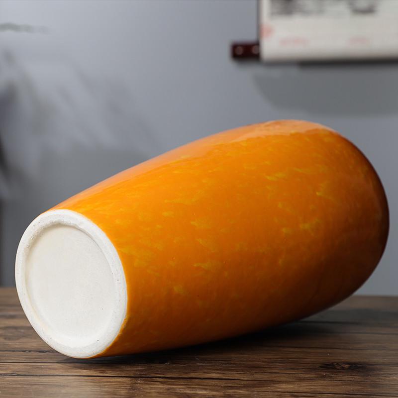 32CM高景德镇陶瓷花瓶家居软装样板房酒店新中式花瓶干花摆件花器