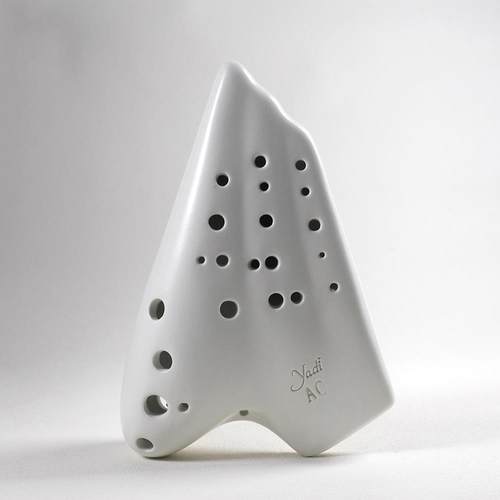 正品yad白雅的陶笛三管无光素烧中音cA调陶i笛专业型演奏级3管C调