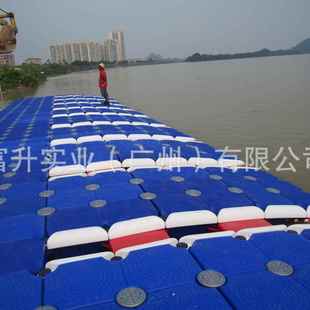 头浮台方形水库浮筒箱 水上塑料浮筒浮动平台浮筒平台水面码