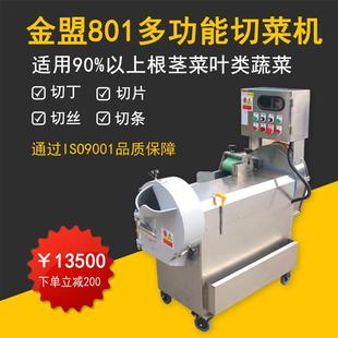 功能切菜机商用中央厨自房大型切菜 动食堂台湾多HPE801机双头切