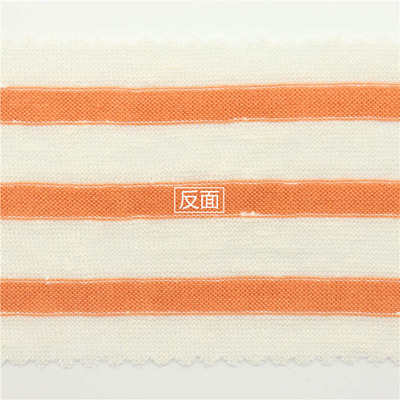 亚麻人棉条纹针织亚麻汗布莫代尔混纺布料人棉亚麻平纹布料