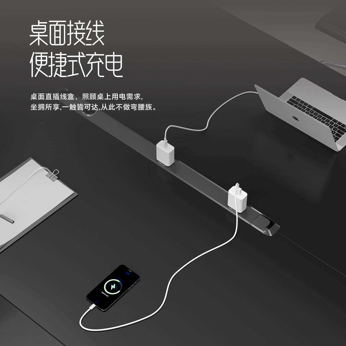 会议桌子简约现代长方形长桌大型会议室桌椅组合小型洽谈会客条桌