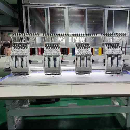 4头电脑绣花机成衣帽子个性化多头刺绣机12针高速四头电脑绣花机