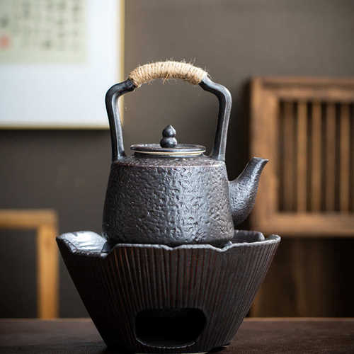 围炉煮茶陶土炭炉子家用烤茶工具户外功夫炭火茶炉日式烧水煮新品