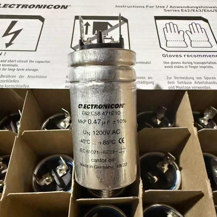 原装 E62.C58-471E10 0.47UF 1200V ELECTRONICON 直流滤波电容