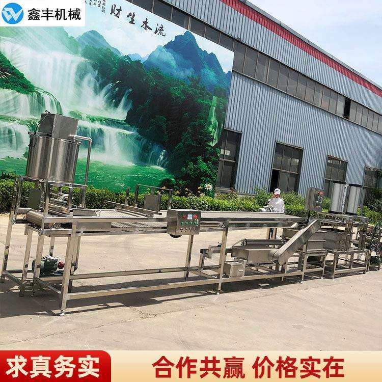 2.7米豆腐皮泼脑主机自动升降循环压制鑫丰豆腐皮机视频