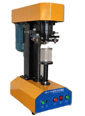 TDFJ-160电动封罐机马口铁封口机易拉罐封口机易拉罐封盖机塑料罐