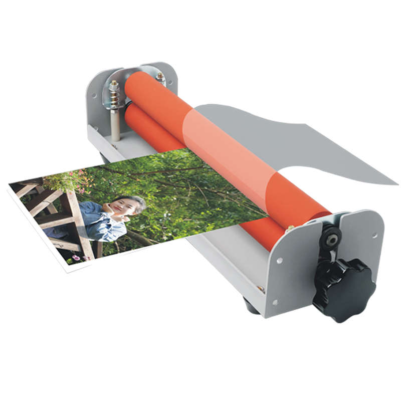 A4冷裱机小型裱膜机A4手动12寸轻便型相片手摇式过膜机覆膜贴膜机