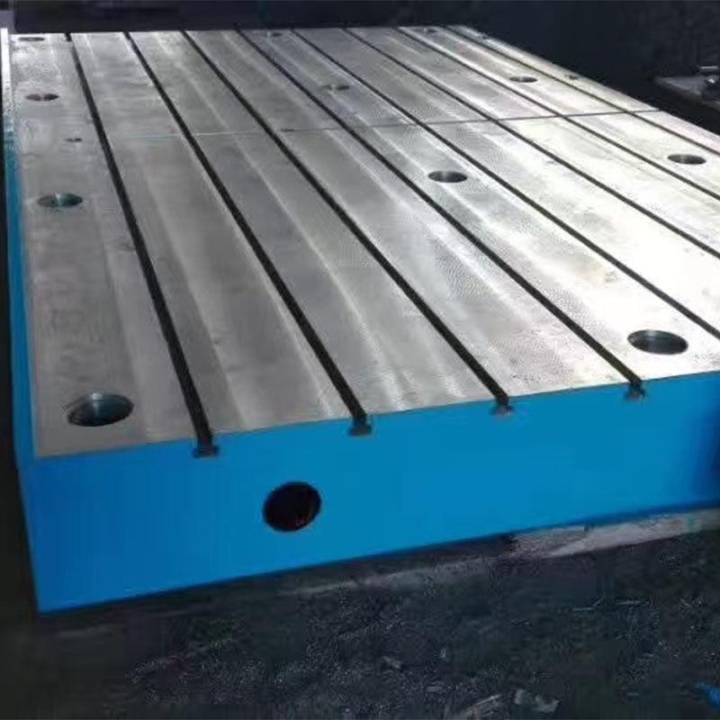 铸铁平台重焊磨工作台T研型接槽钳工型装662配平板划线刮研检验平