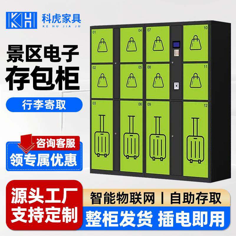 景区电子存包柜超市商场行李箱包个人物品理发店车站酒店共享存放