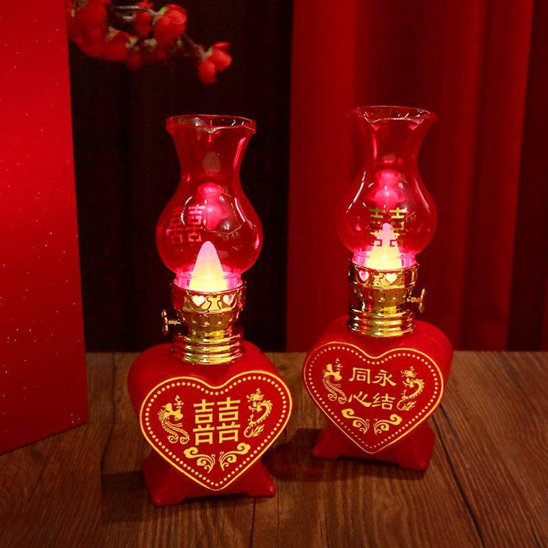 结婚子孙灯婚礼喜灯婚房布置台灯陪嫁长明灯一对乔迁新居进火灯