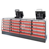 便利店超市收银台母婴店药店柜台店铺转角简约现代小型收银吧台