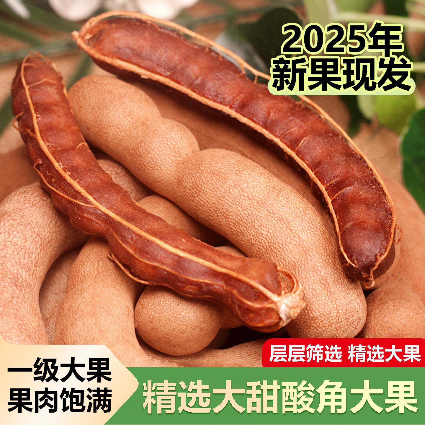 甜酸角云南特产新鲜野生大果罗望子酸角甜角孕妇零食酸豆角果脯