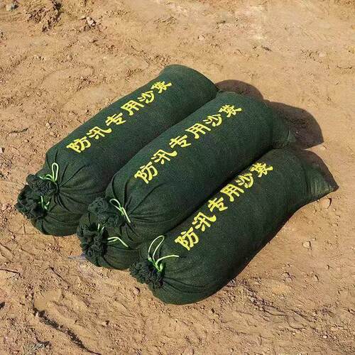 防汛专用沙袋防洪防水消防帆布沙包袋挡水吸水膨胀袋车库含沙