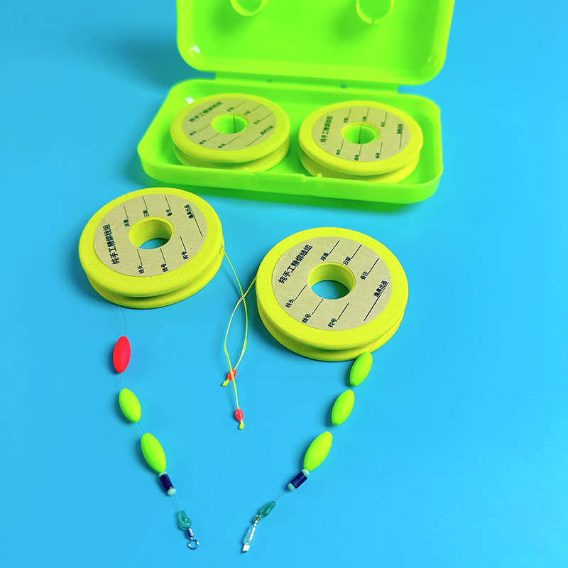 溪流成品线组三粒漂垂钓鳑鲏白条马口石斑小鲫鱼主线组三颗豆钓组