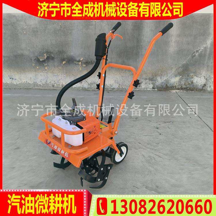 农田松翻土除草家机厂柴家AMX小型用汽油耕耘机手扶土油微耕机