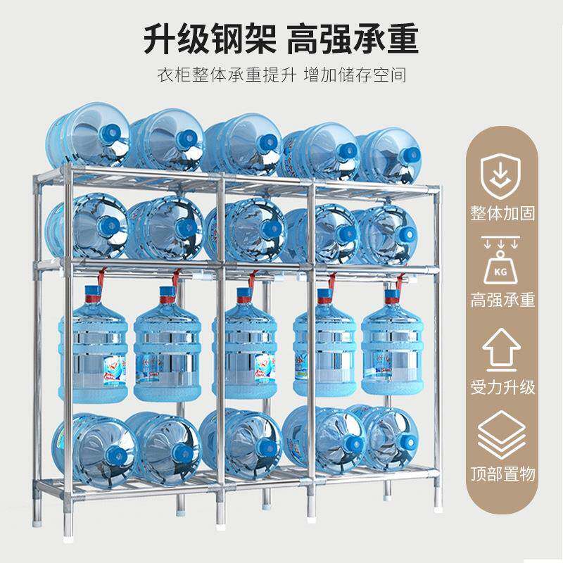 家用简易衣柜23合金带卧室衣柜结实耐全钢架组用装衣加粗布橱钢管