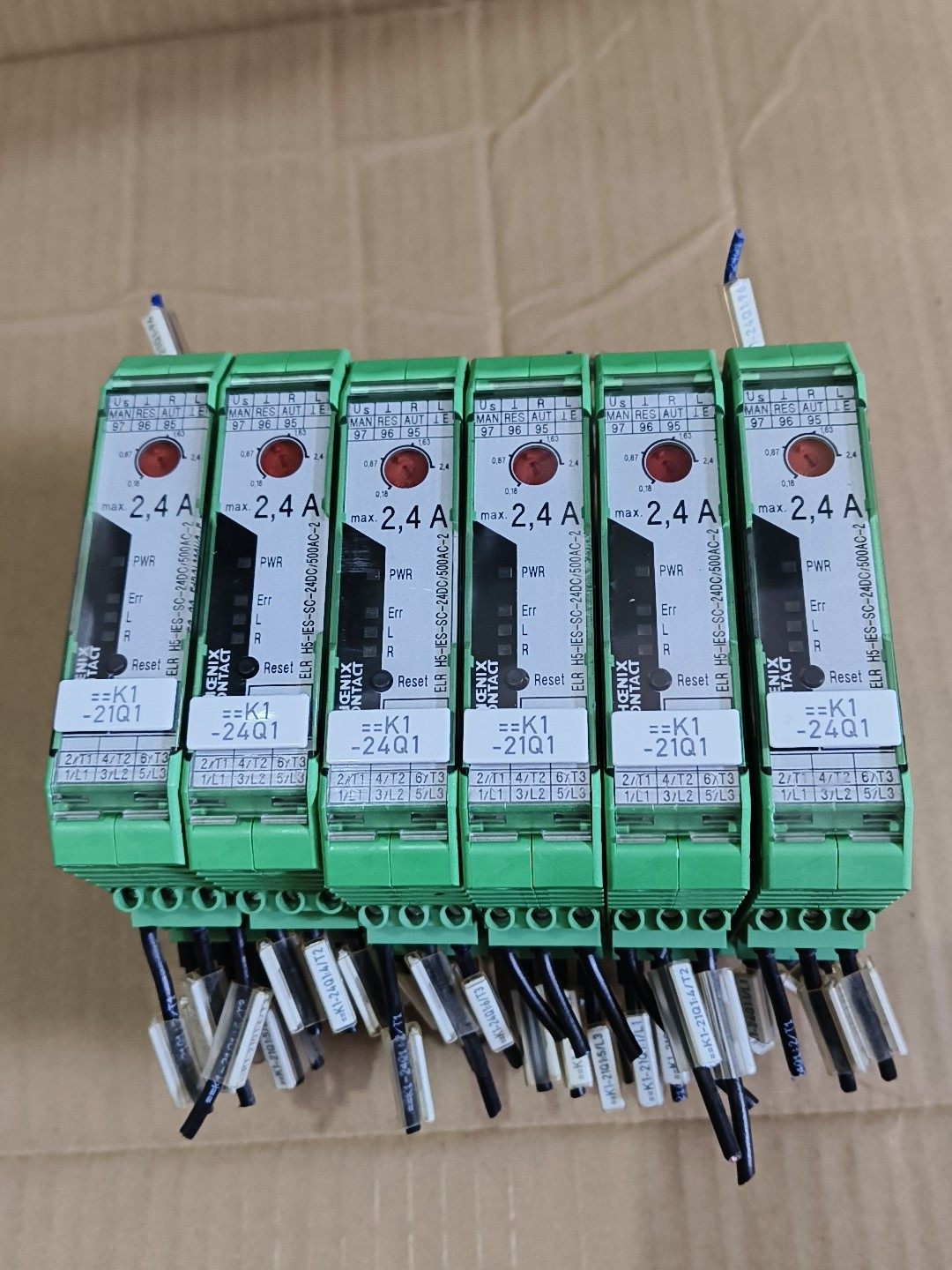 菲尼克斯混合型电动机启动器 ELR H5－IES－SC－24