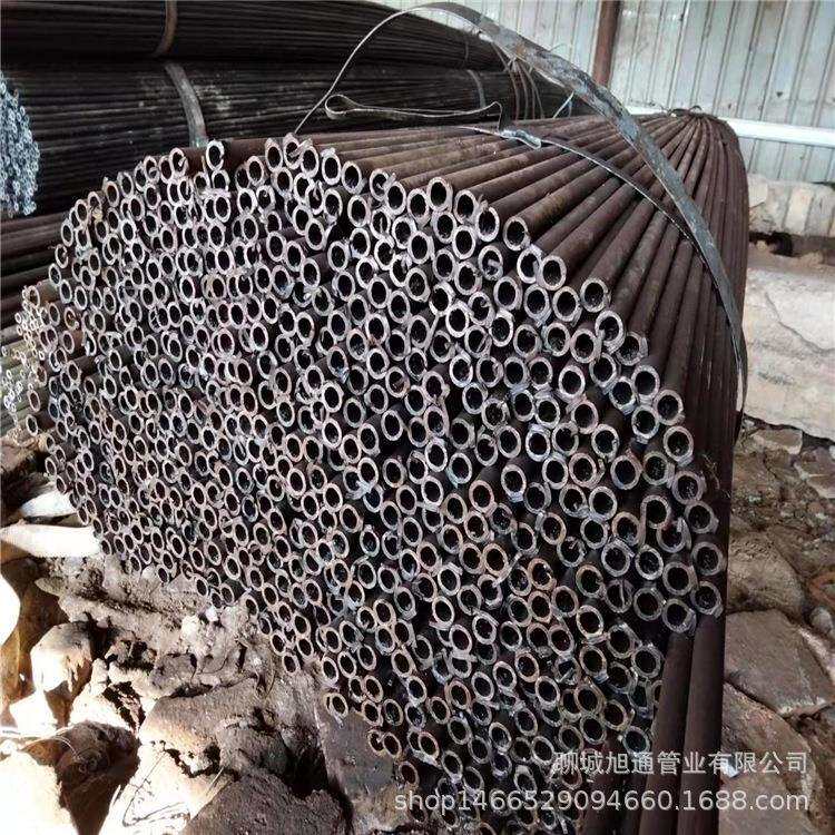 Q195薄壁焊管(保折弯压扁) 五金厂用Q195毛细小焊管6x1