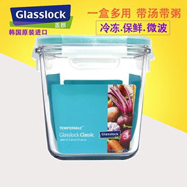 进口glasslock玻璃保鲜盒饭盒，微波炉碗奶粉罐，糖果罐汤盒带汤带粥