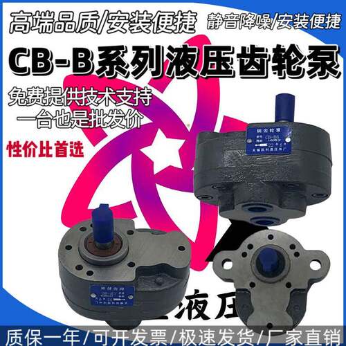 cb-b液压油泵齿轮泵小型b50液压帮浦b32高压b63微型cbb一b10 b16