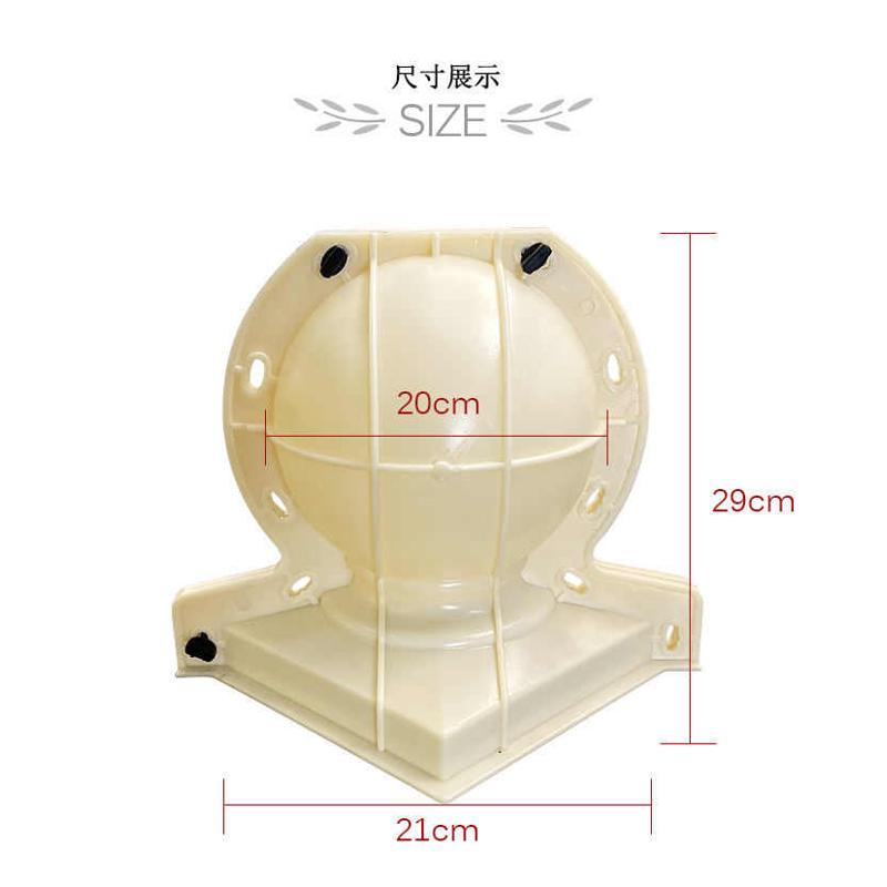 罗马柱欧式构件柱顶帽模具预制现浇栏杆饰品间隔柱装饰模型建筑用