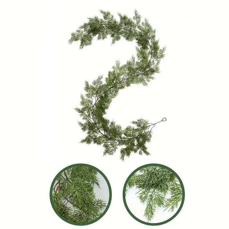 爆款餐桌藤条180CM 仿真柏叶手感料高级感前门挂壁挂,鲜花速递/花卉仿真/绿植园艺,仿真绿植,淘宝优惠券,粉丝福利购,淘宝优惠卷