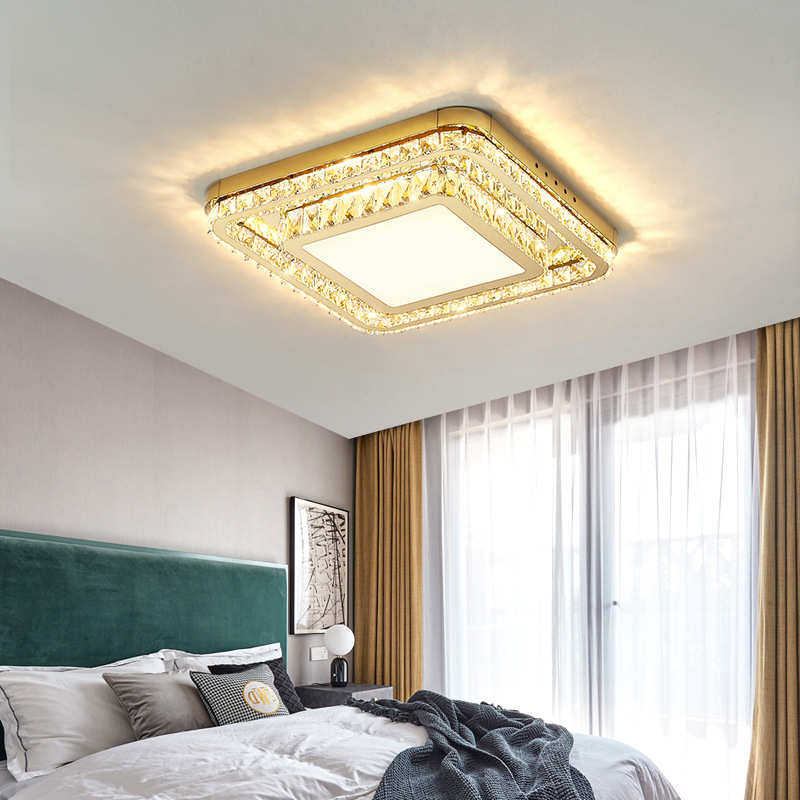 轻奢客厅灯吸顶灯现代简约大气灯具家用led水晶灯餐厅卧室长方形,家装灯饰光源,智能吸顶灯,淘宝优惠券,粉丝福利购,淘宝优惠卷