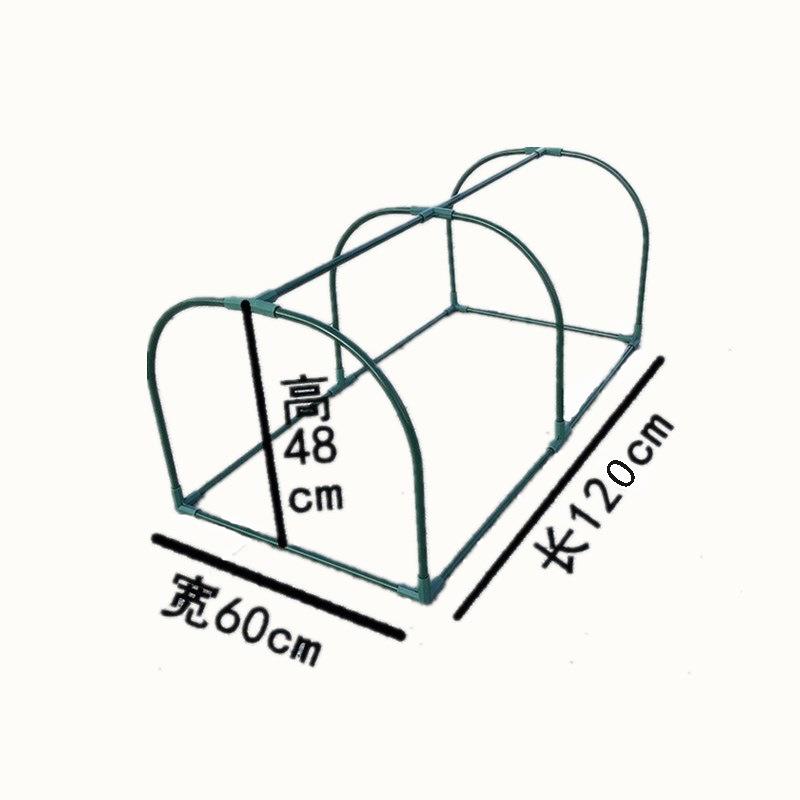 喷漆钢管花架迷你小暖房花房保温棚大棚防雨遮阳棚透明罩多肉棚