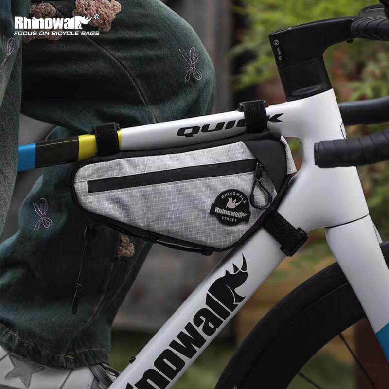 犀牛漫步自行车挂包公路车前梁包自行车包横梁三角包骑行手机包