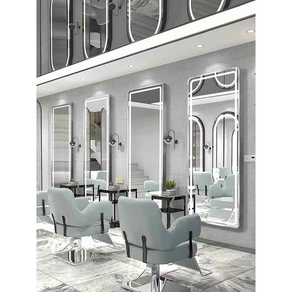 简约理发店镜台发廊专用网红带灯美容美发镜时尚烫染镜子可定制新,商业/办公家具,理发镜台,淘宝优惠券,粉丝福利购,淘宝优惠卷
