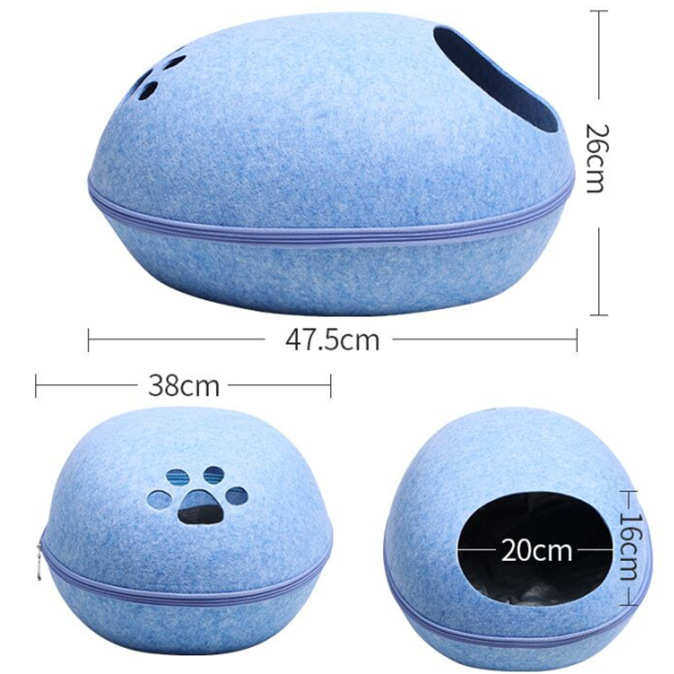 毛毡猫窝蛋蛋窝四季通用猫舍半封闭可拆洗猫床网红猫窝宠物睡觉盆,宠物/宠物食品及用品,猫窝/屋/帐篷/沙发,淘宝优惠券,粉丝福利购,淘宝优惠卷