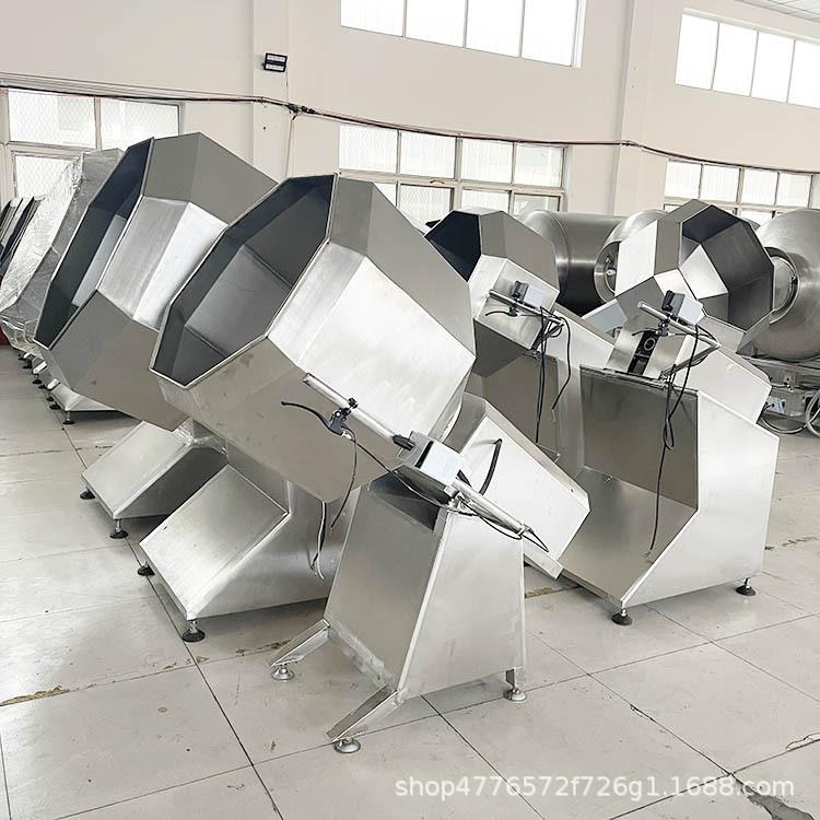 炸鱿鱼圈裹面机全自动八角拌料机设备厂家供应麻辣豆干拌料机