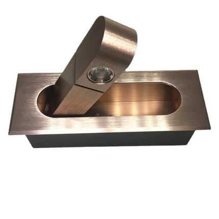 酒店床头LED壁灯 可调角按压式高档工程款3W壁灯 宾馆床头阅读灯