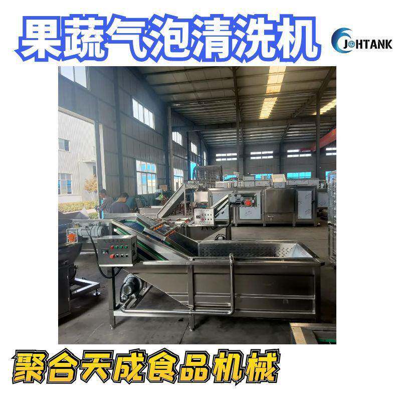 商用果蔬毛辊清洗机真空袋装清洗设备水果清洗厂家现货