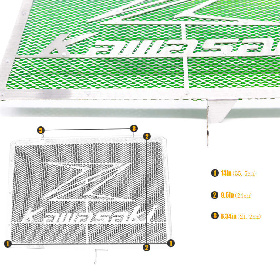 川崎 Z1000 Z1000SX Z800 改装水箱护网 水箱保护罩 散热器防护网
