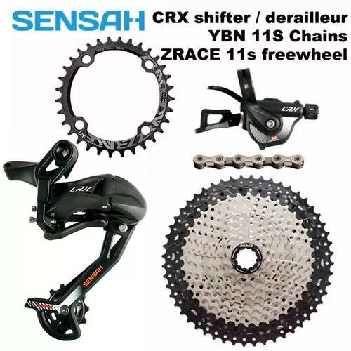 CRX 11速手动变速器+后拨链器 可搭配11S变速飞轮46T50T52T M7000