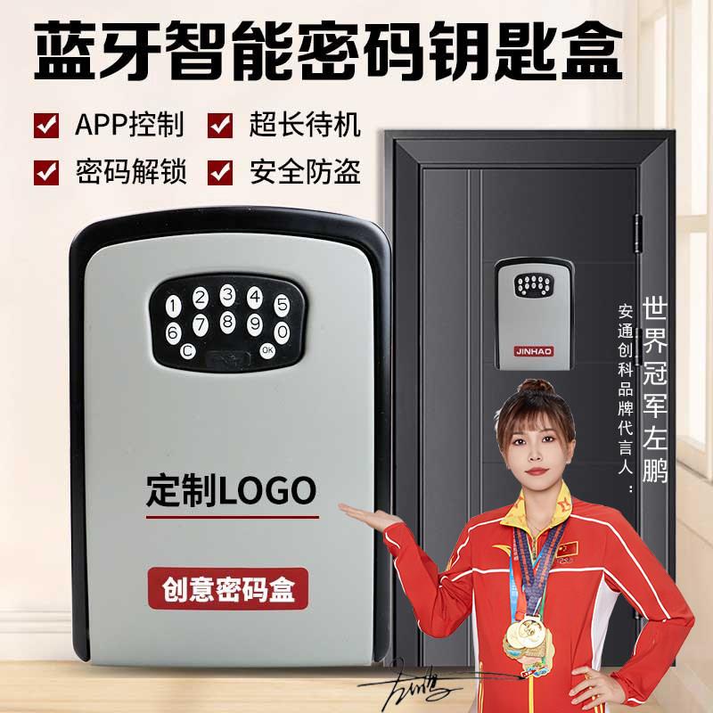 智能蓝牙密码钥匙盒手机远程动态密码家用民宿房卡管理好货加大号