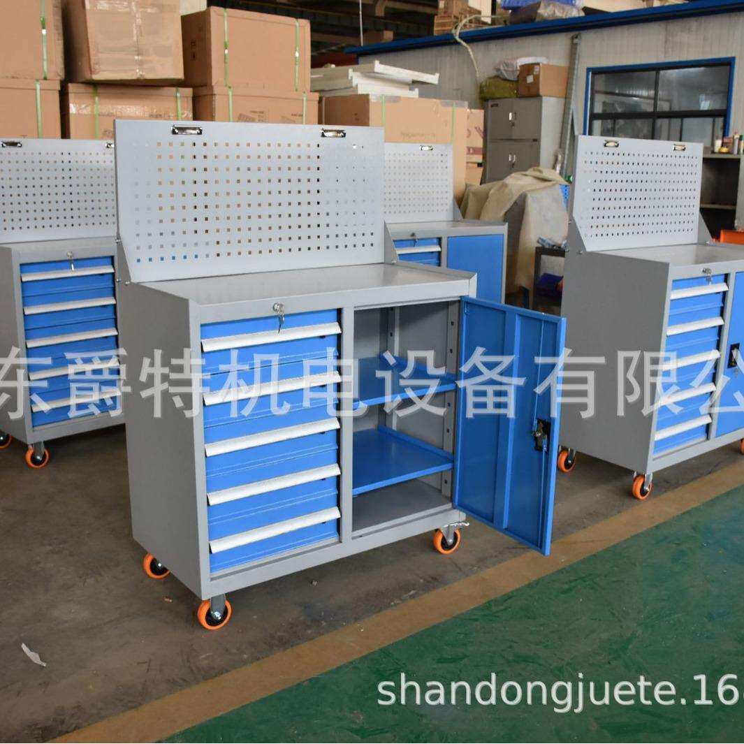 工业加重型工厚车具推车抽屉式间779移动汽修工挂具车多功能板工
