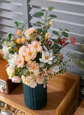 假花月下琴声手札仿真花家居装饰花婚庆手捧花束墙饰玫瑰CF01416