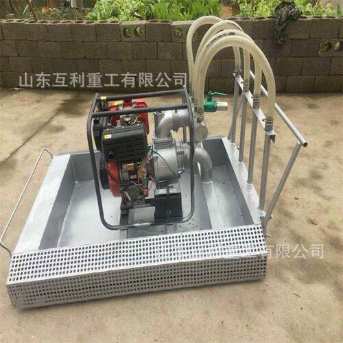 漂浮式马蹄茨菇收获机 柴油双人易操作挖藕机 自动摘藕机设备