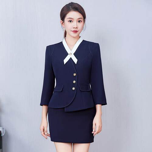 2023秋冬新款ktv公主服dj服夜总会酒吧工作服足疗沐足技师工作服
