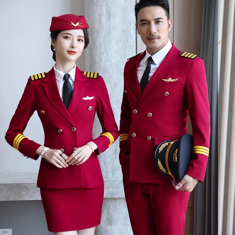 军鼓队服装套装男女文艺兵演出服鼓乐队军乐队文工团礼服空姐制服