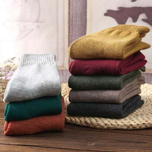B 56282 Fleece terry socks 加绒毛圈袜子跨境速卖通