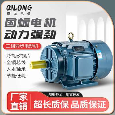 异步电机380V卧式三相异步马达YE3-225S-4 37KW45/55/75/90KW